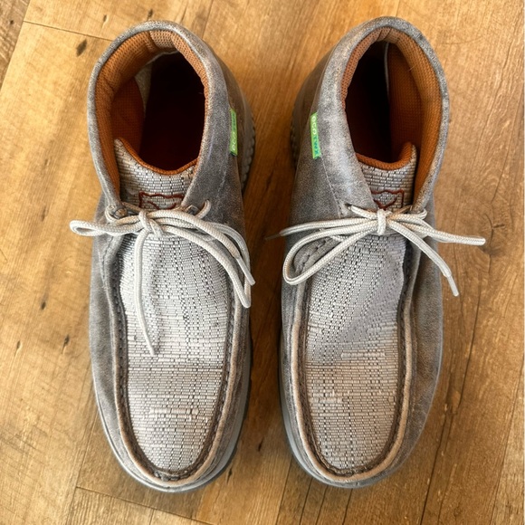 Twisted X ECO Chukka Driving Moc Shoes Gray main image 10